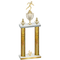Double Gold Glacier Fourth Place Running Trophy