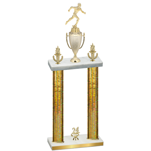 Double Gold Glacier Year Running Trophy