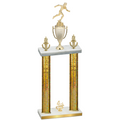 Double Gold Glacier Fourth Place Running Trophy