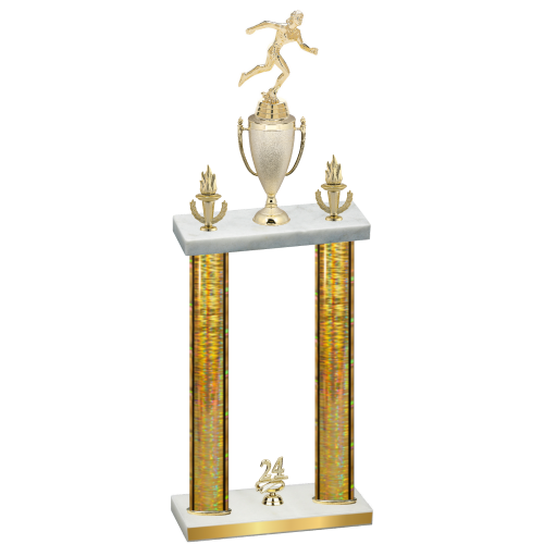 Double Gold Glacier Year Running Trophy