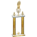 Double Gold Glacier First Place Football Trophy