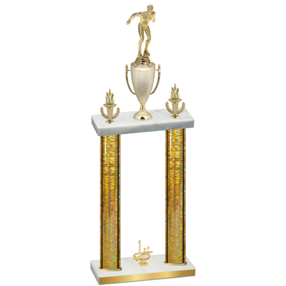 Double Gold Glacier First Place Swimming Trophy