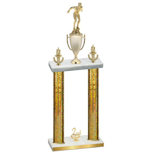 Double Gold Glacier Second Place Swimming Trophy