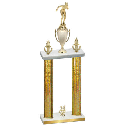 Double Gold Glacier Year Tennis Trophy