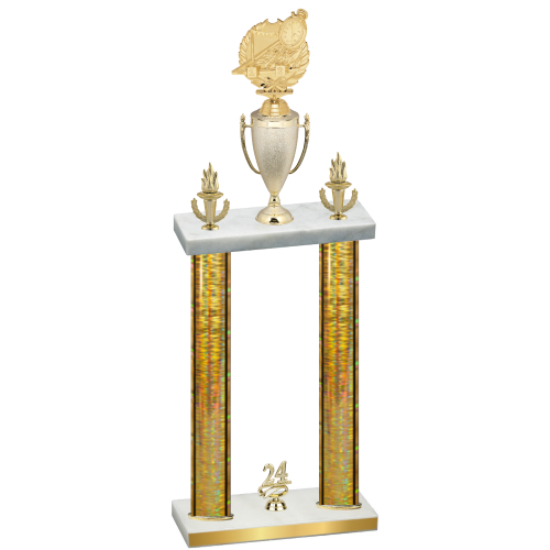 Double Gold Glacier Year Swimming Trophy