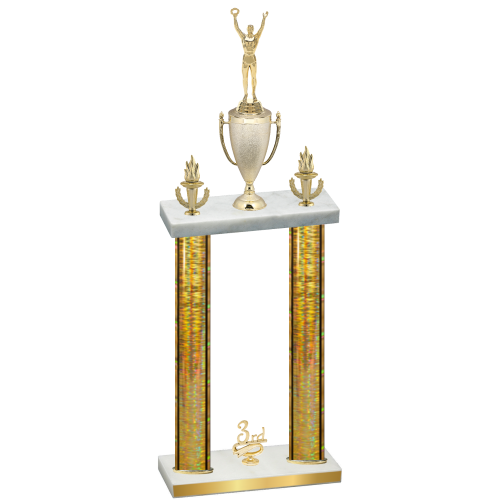 Double Gold Glacier Third Place Victory Trophy