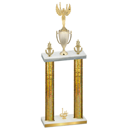 Double Gold Glacier First Place Victory Trophy