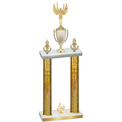 Double Gold Glacier Fourth Place Victory Trophy