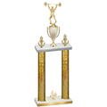 Double Gold Glacier Fourth Place Weights Trophy