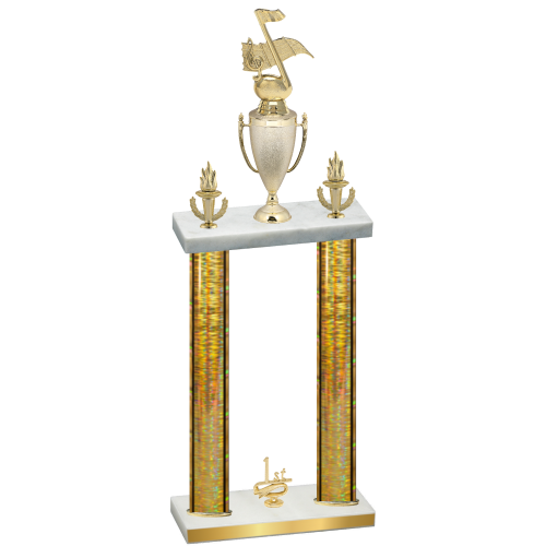 Double Gold Glacier First Place Music Trophy