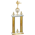 Double Gold Glacier Victory Karate Trophy