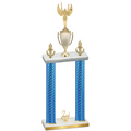 Double Blue Carbon Fiber Second Place Victory Trophy
