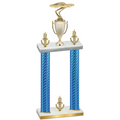 Double Blue Carbon Fiber Victory Cars Trophy