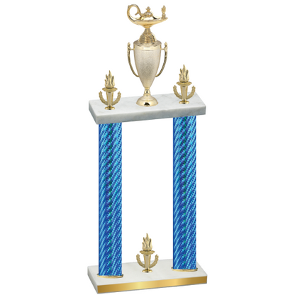 Double Blue Carbon Fiber Victory Academics Trophy