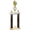 Double Black Glacier Second Place Rugby Trophy