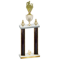 Double Black Glacier Fourth Place Rugby Trophy