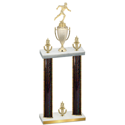 Double Black Glacier Victory Running Trophy