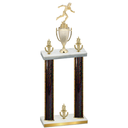 Double Black Glacier Victory Running Trophy