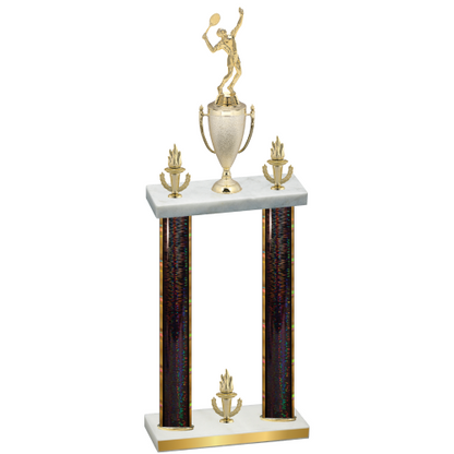 Double Black Glacier Victory Tennis Trophy