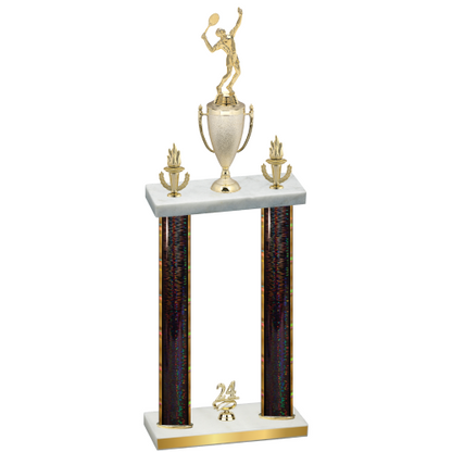 Double Black Glacier Year Tennis Trophy
