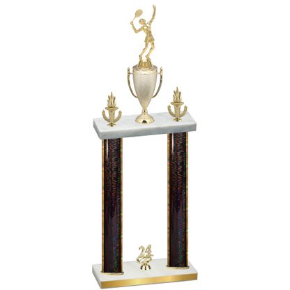 Double Black Glacier Year Tennis Trophy