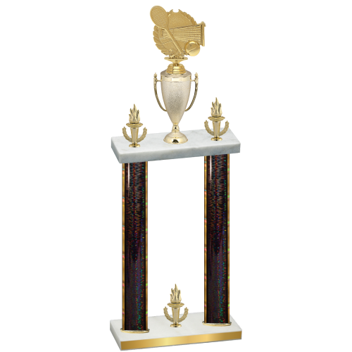 Double Black Glacier Victory Tennis Trophy