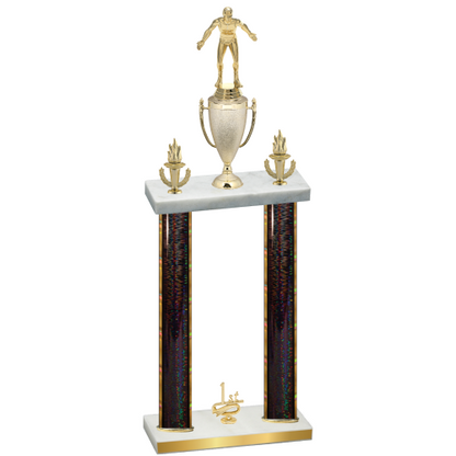 Double Black Glacier First Place Wrestling Trophy