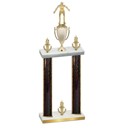 Double Black Glacier Victory Wrestling Trophy