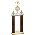 Double Black Glacier Fourth Place Bowling Trophy