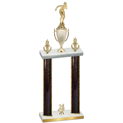 Double Black Glacier Year Tennis Trophy