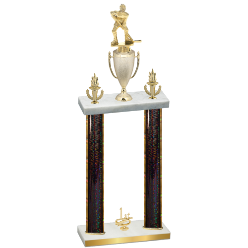 Double Black Glacier First Place Hockey Trophy