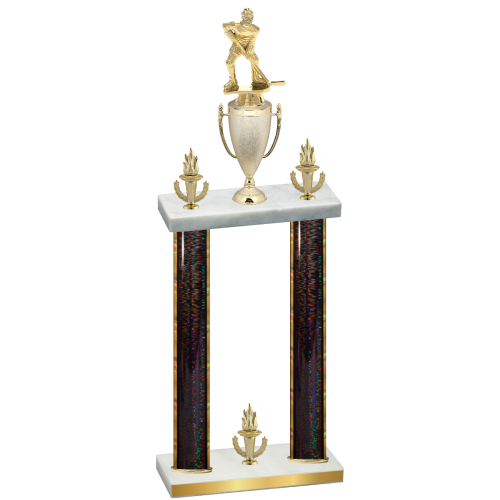 Double Black Glacier Victory Hockey Trophy