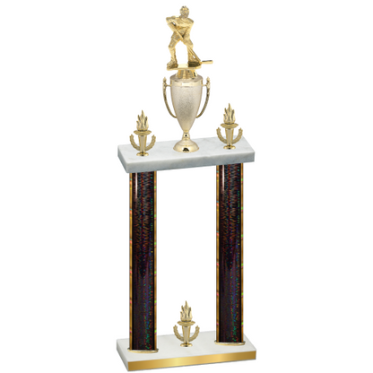 Double Black Glacier Victory Hockey Trophy