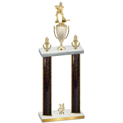 Double Black Glacier Year Hockey Trophy