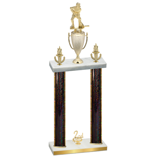 Double Black Glacier Second Place Hockey Trophy
