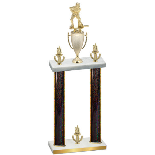 Double Black Glacier Victory Hockey Trophy