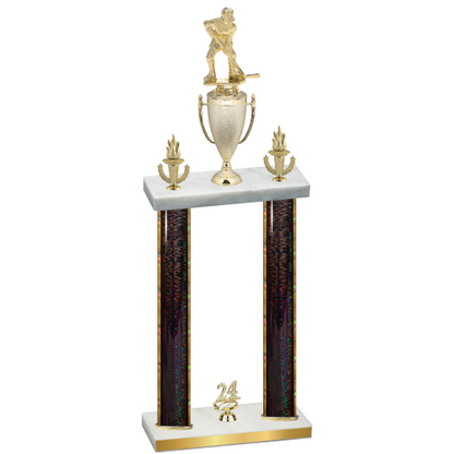 Double Black Glacier Year Hockey Trophy