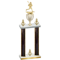 Double Black Glacier Victory Lacrosse Trophy