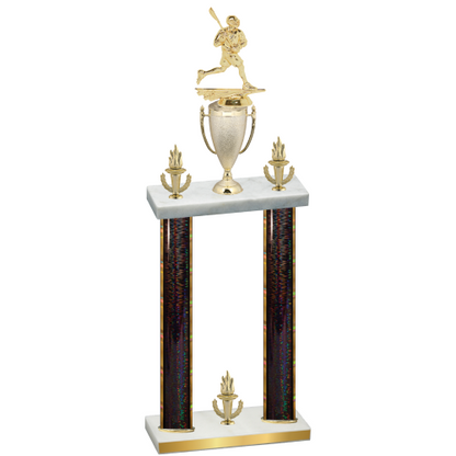 Double Black Glacier Victory Lacrosse Trophy