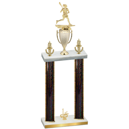 Double Black Glacier First Place Lacrosse Trophy