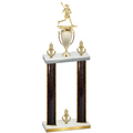 Double Black Glacier Victory Lacrosse Trophy
