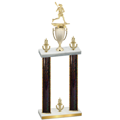 Double Black Glacier Victory Lacrosse Trophy
