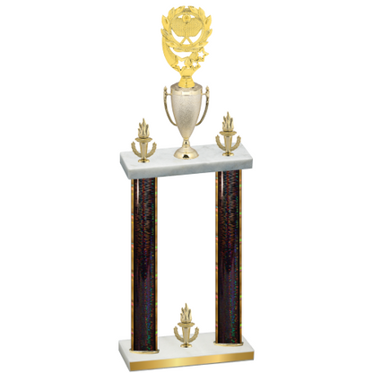 Double Black Glacier Victory Pickleball Trophy