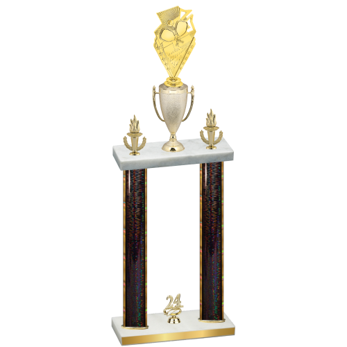 Double Black Glacier Year Pickleball Trophy