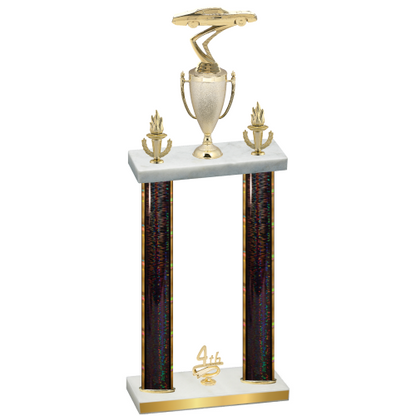 Double Black Glacier Fourth Place Cars Trophy
