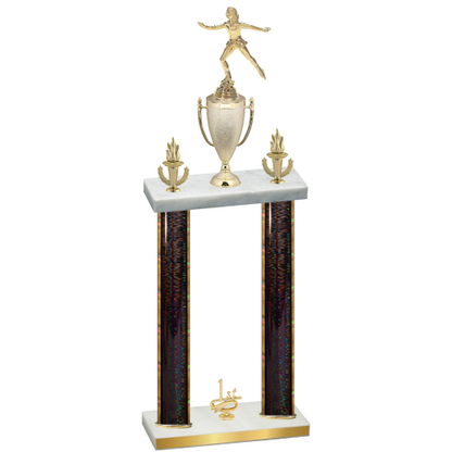 Double Black Glacier First Place Skater Trophy
