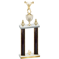 Double Black Glacier Fourth Place Weights Trophy