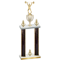 Double Black Glacier Victory Weights Trophy