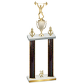 Double Black Glacier Year Weights Trophy