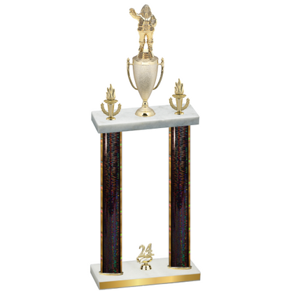 Double Black Glacier Year Holiday Trophy